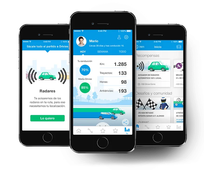 aplicaciones para conductores